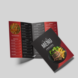CARTAS PARA BARES Y RESTAURANTES